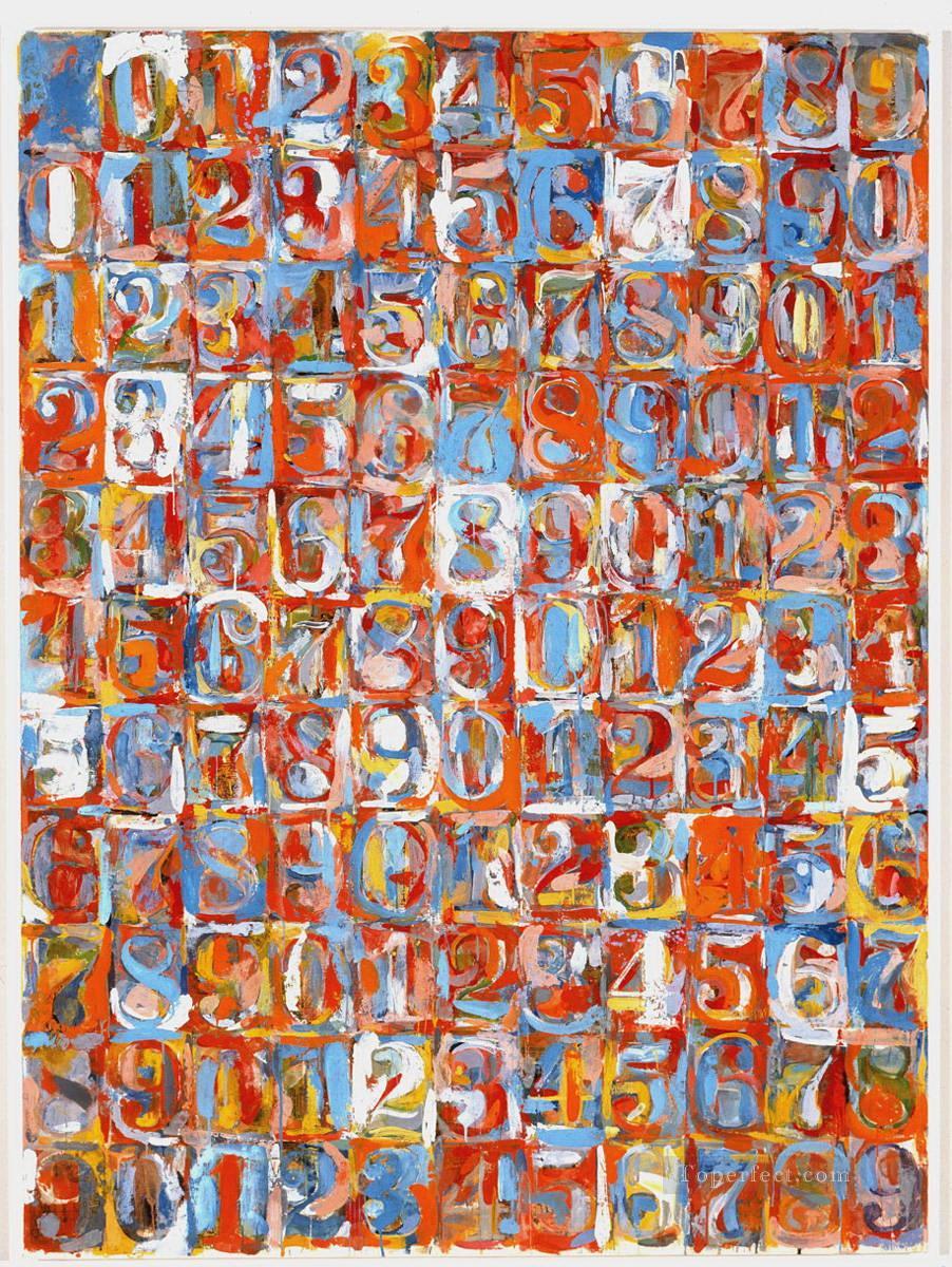 Numbers in Color Abstract Expressionism Oil Paintings